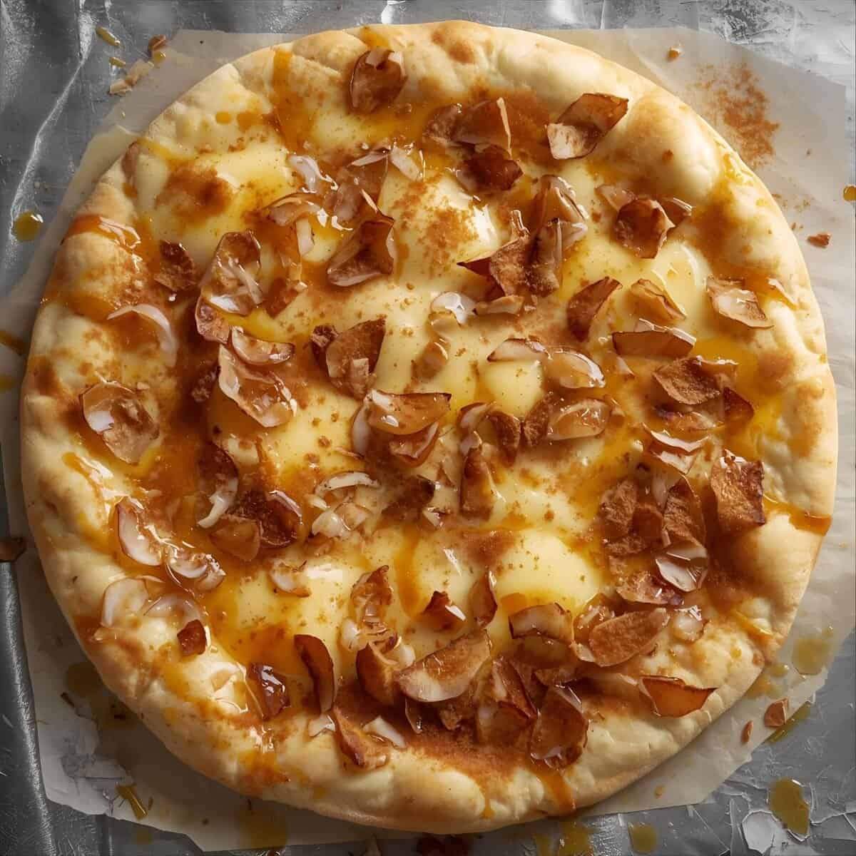 Milk tart pizza , Picture supplied