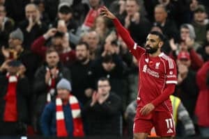 Salah savours 'great feeling' after 250th Liverpool goal