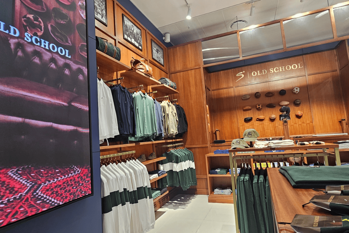 Inside of the Old School store at Multichoice