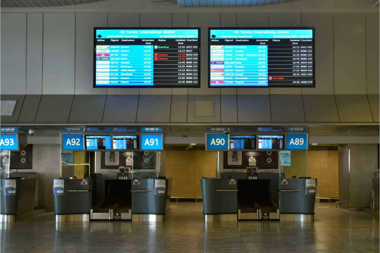 130 Palestinians without departure stamps arrive at OR Tambo Airport