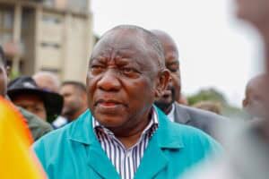 Ramaphosa on the Palestinians who arrived at OR Tambo