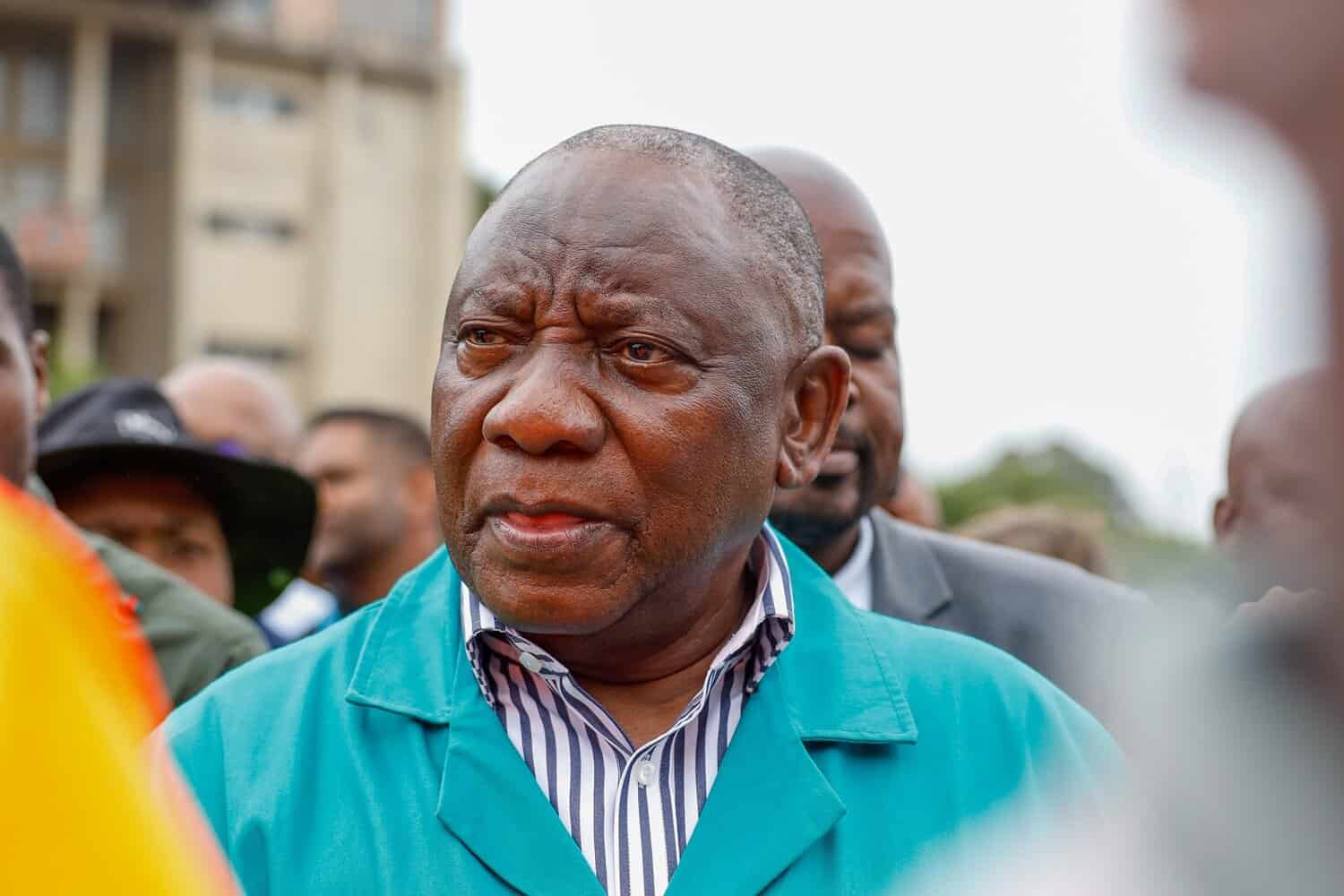 Ramaphosa on the Palestinians who arrived at OR Tambo