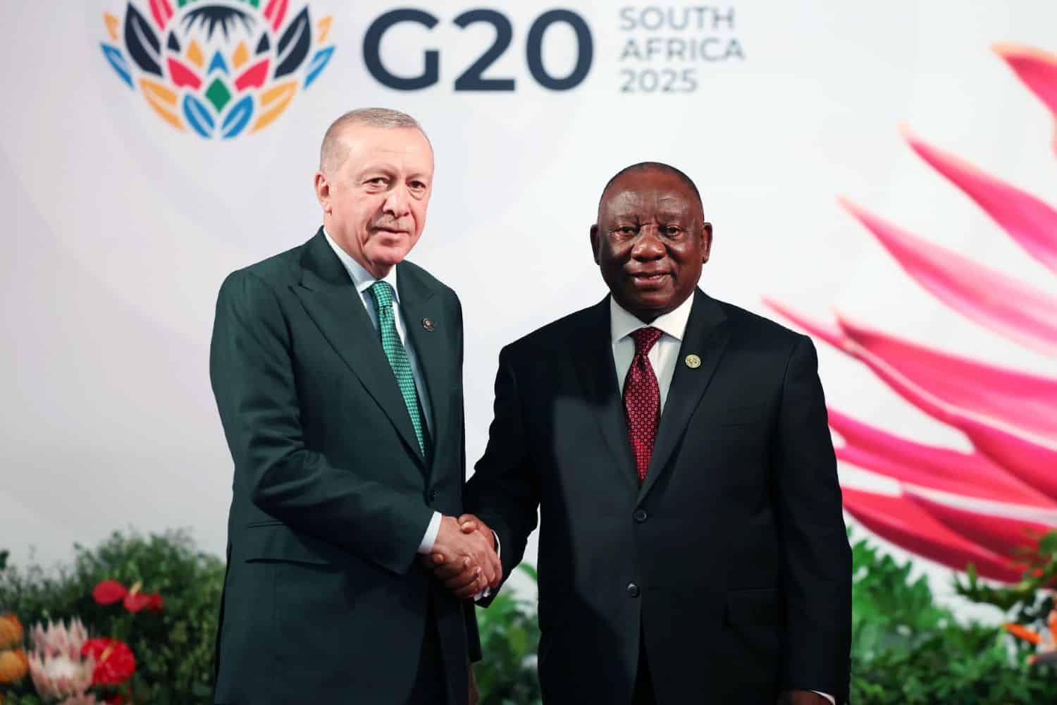 Turkish President Recep Tayyip Erdoğan praises SA G20 presidency