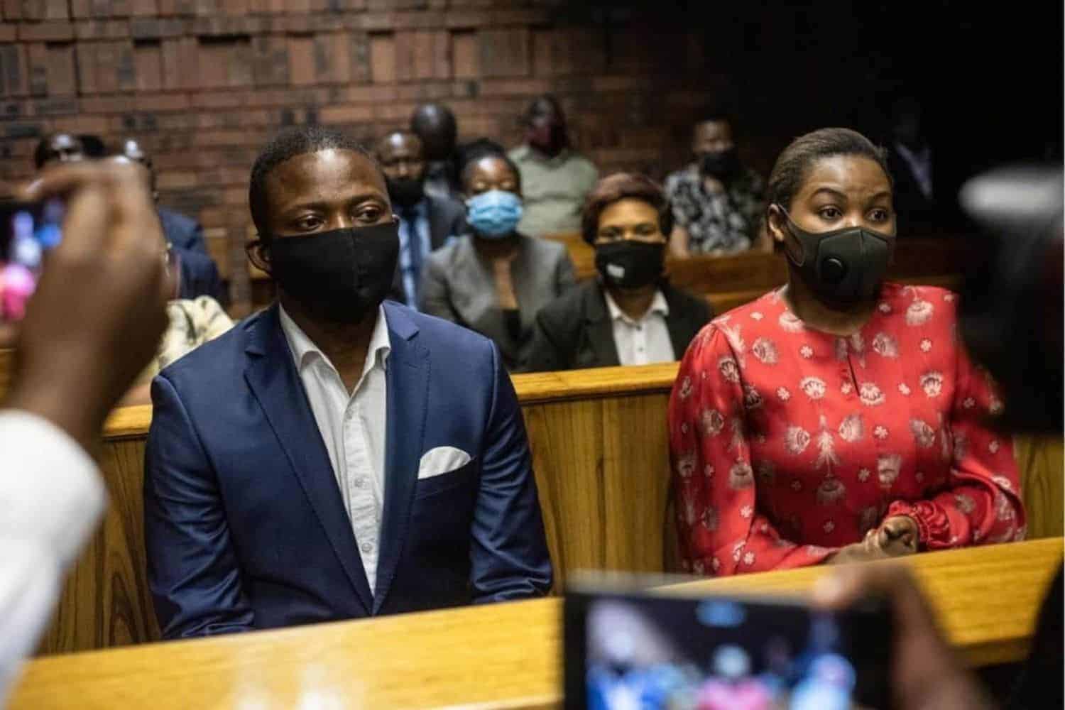 Self-proclaimed prophet Shepherd Bushiri and his wife, Mary, in the Pretoria Magistrate’s Court during their bail application on 4 November 2020. Picture: Jacques Nelles