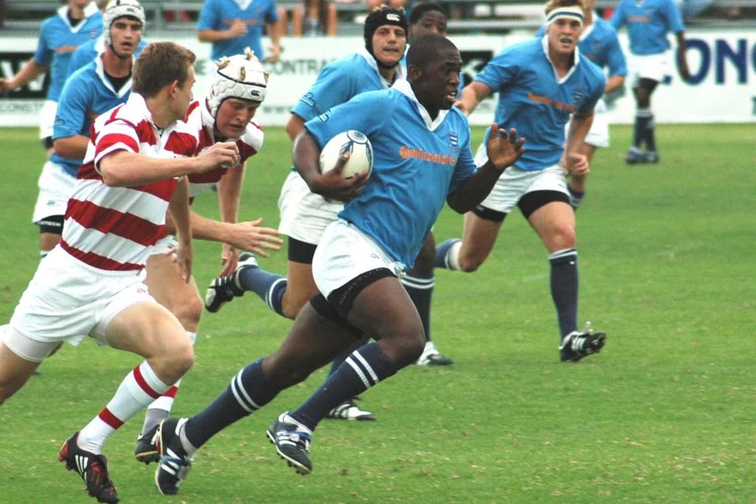 Siya Kolisi in action for Grey High School