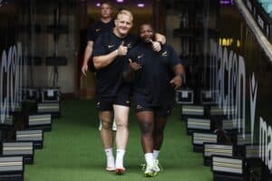 Springbok props Vincent Koch and Ox Nché