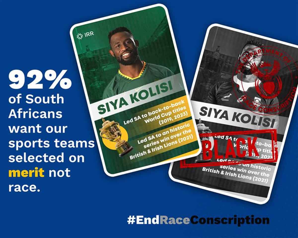 Springboks dragged into politics as SA Rugby probes IRR