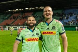 Stormers players Cobus Reinach and Adre Smith