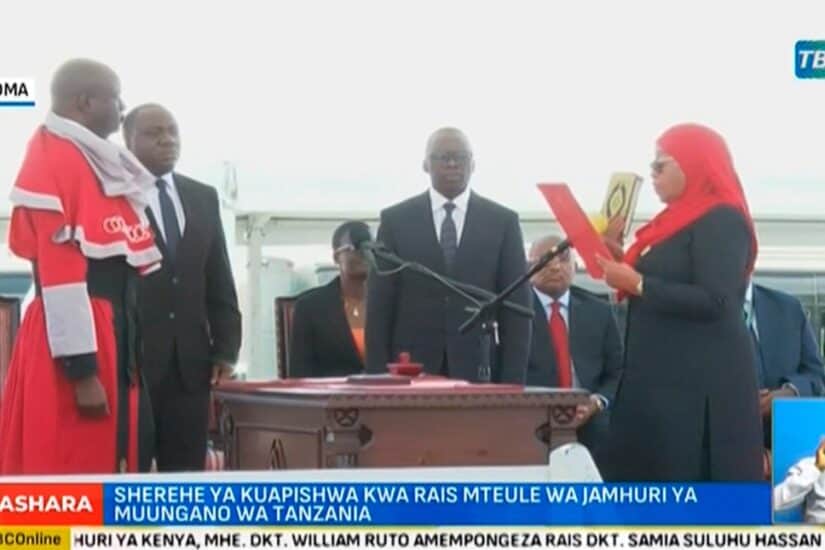 Tanzania president sworn in as opposition says hundreds killed in protests
