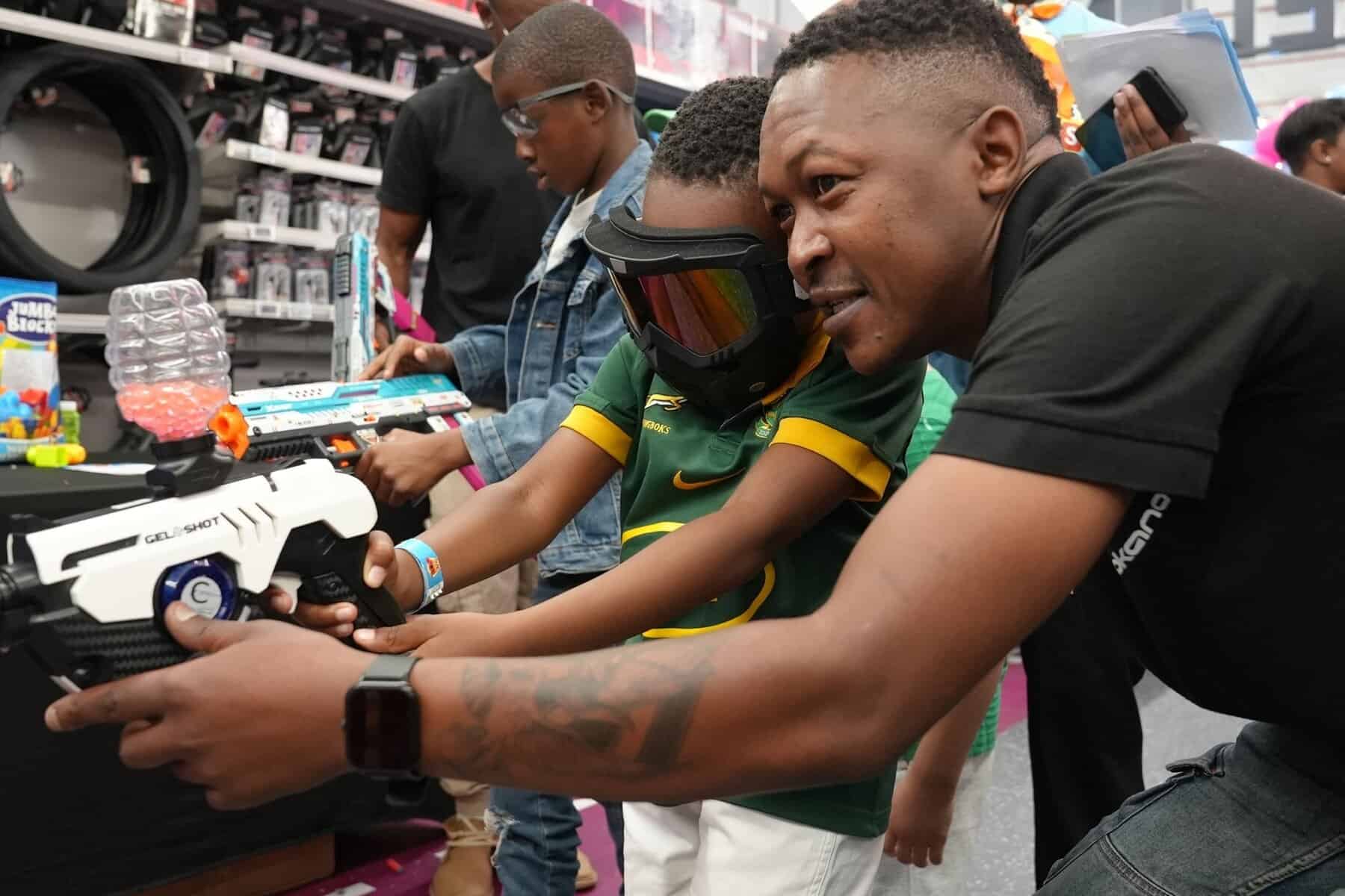 Lock and load. Gel ball shooters are high on Christmas wish lists this year. Picture Hein Kaiser