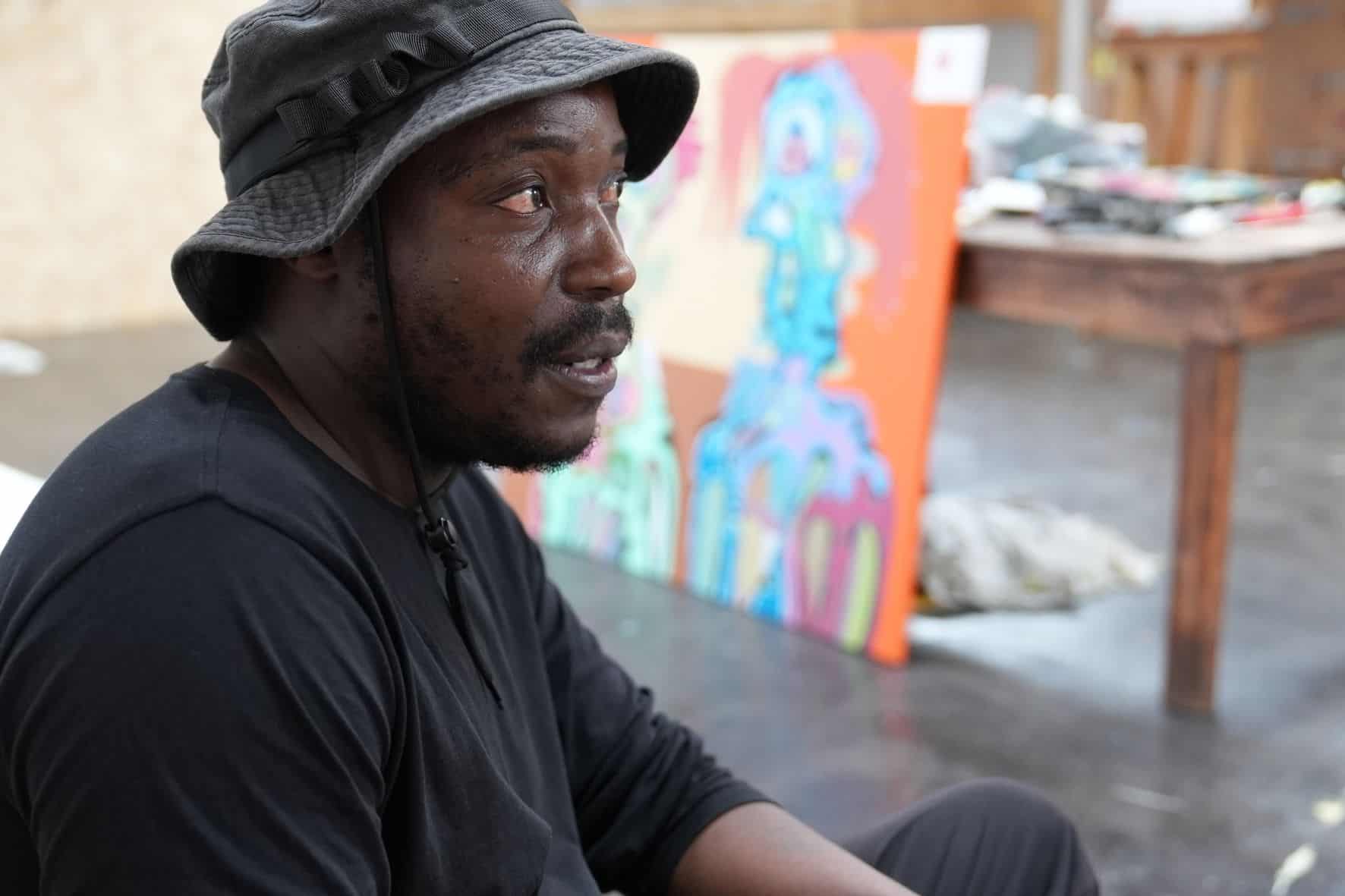 Artist Vuyo Mfokazi. Picture: Hein Kaiser