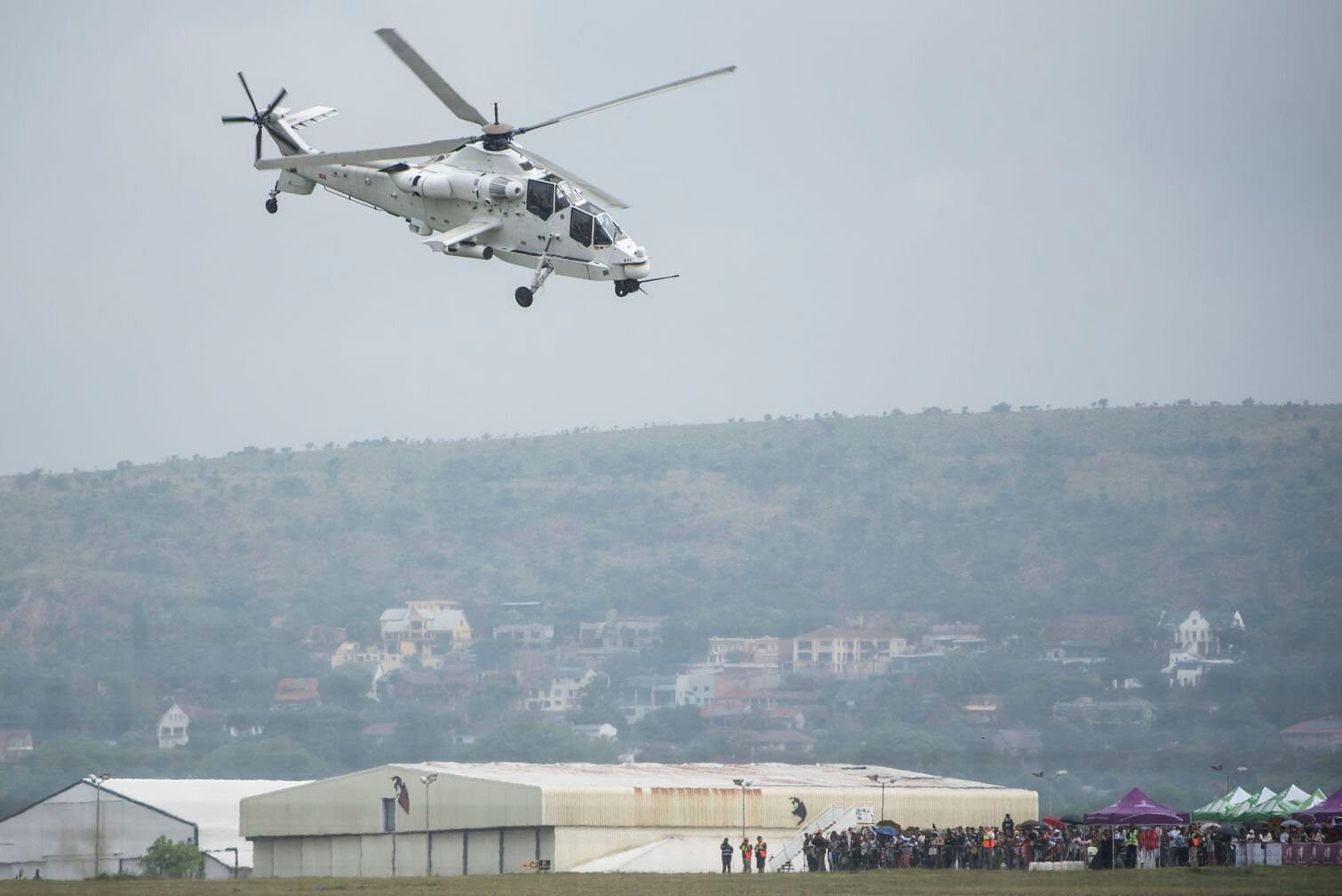 The South African Air Force 16 Squadron Rooivalk attack helicopter