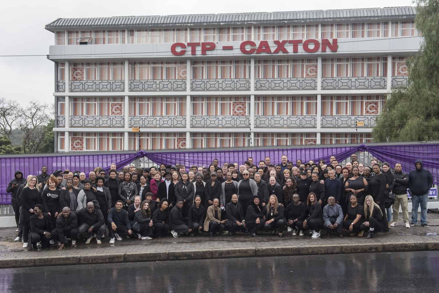 Caxton staff support anti-GBV campaign