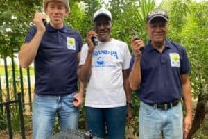 Sector 3 Crime Forum’s Andrew Paterson, Otto Ramokoka and Michael Goh.