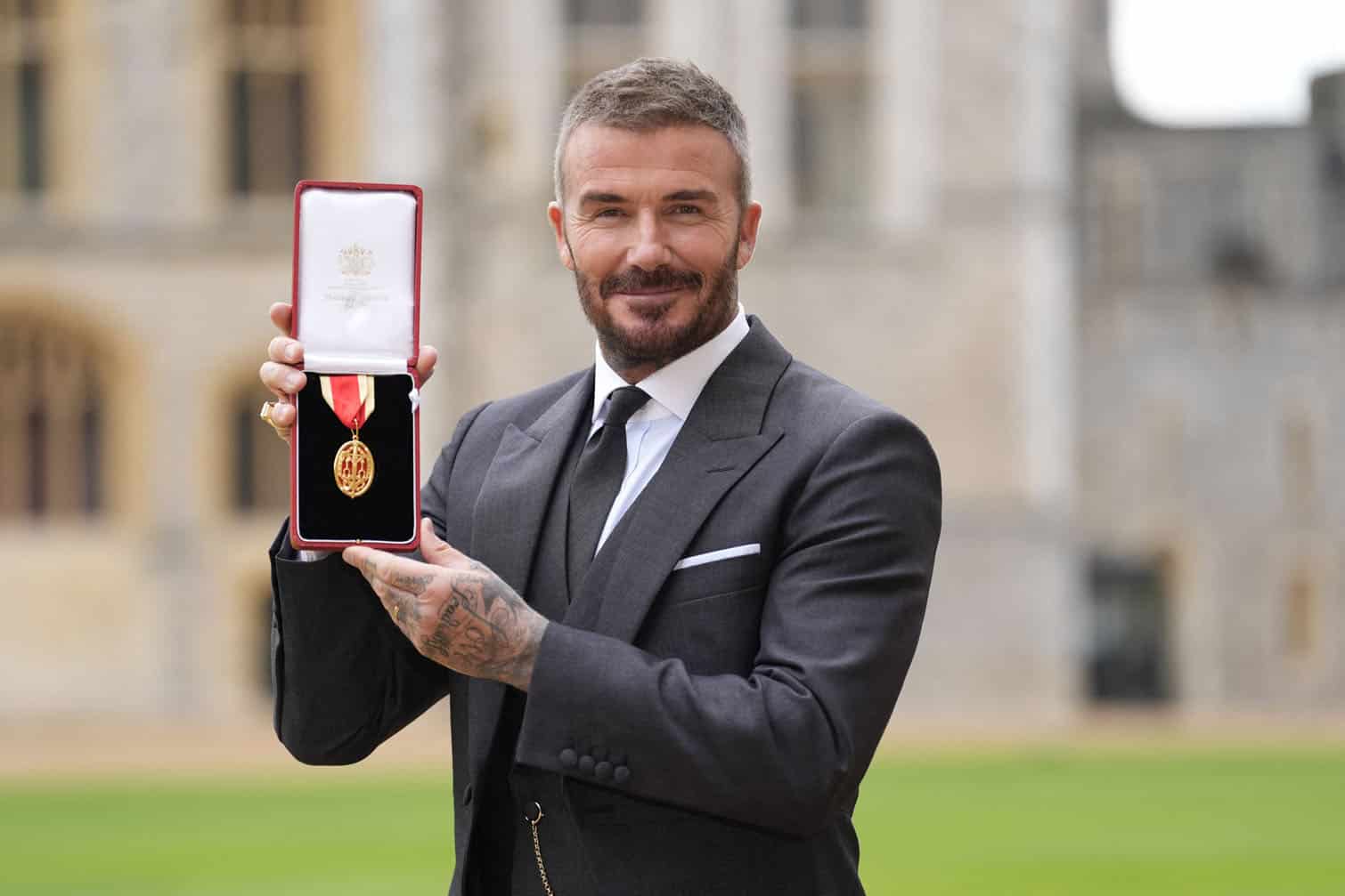 Former England footballer David Beckham