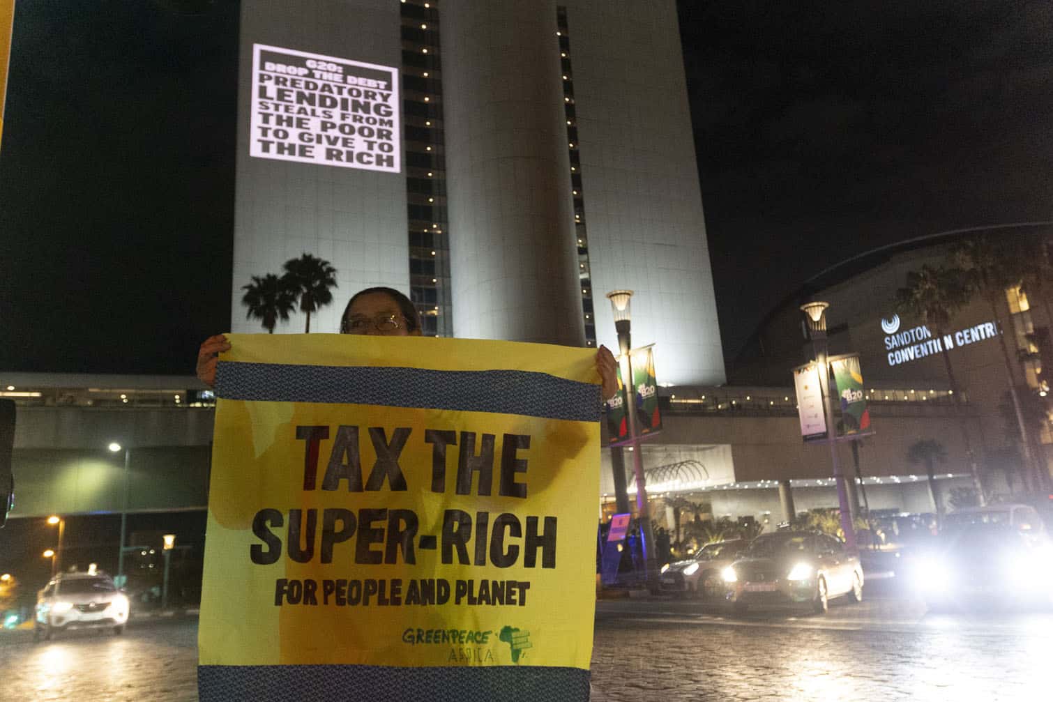 Anti-G20 summit protest in Johannesburg