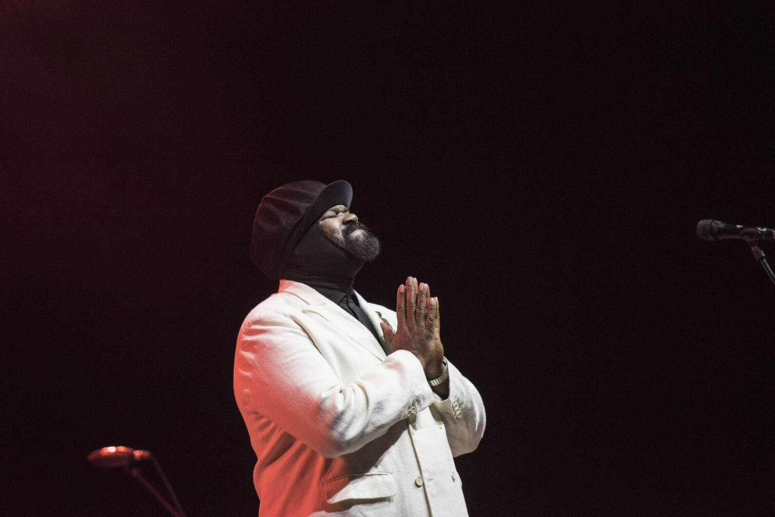 Gregory Porter performs in Johannesburg