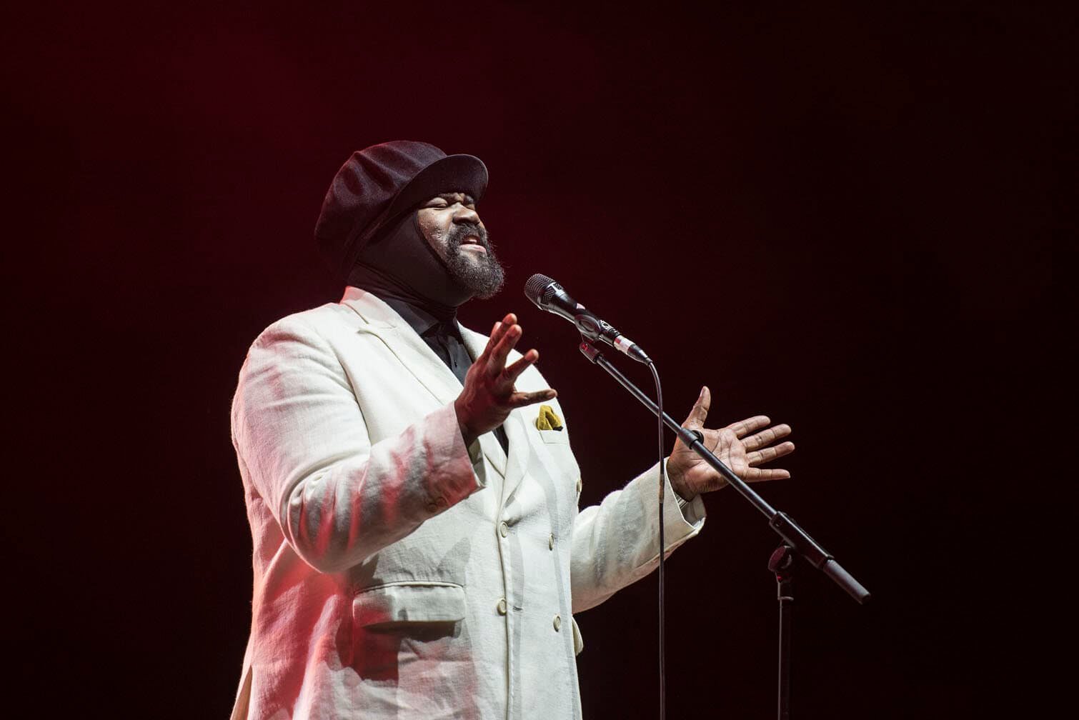Gregory Porter performs in Johannesburg