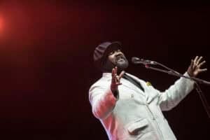 Gregory Porter performs in Johannesburg