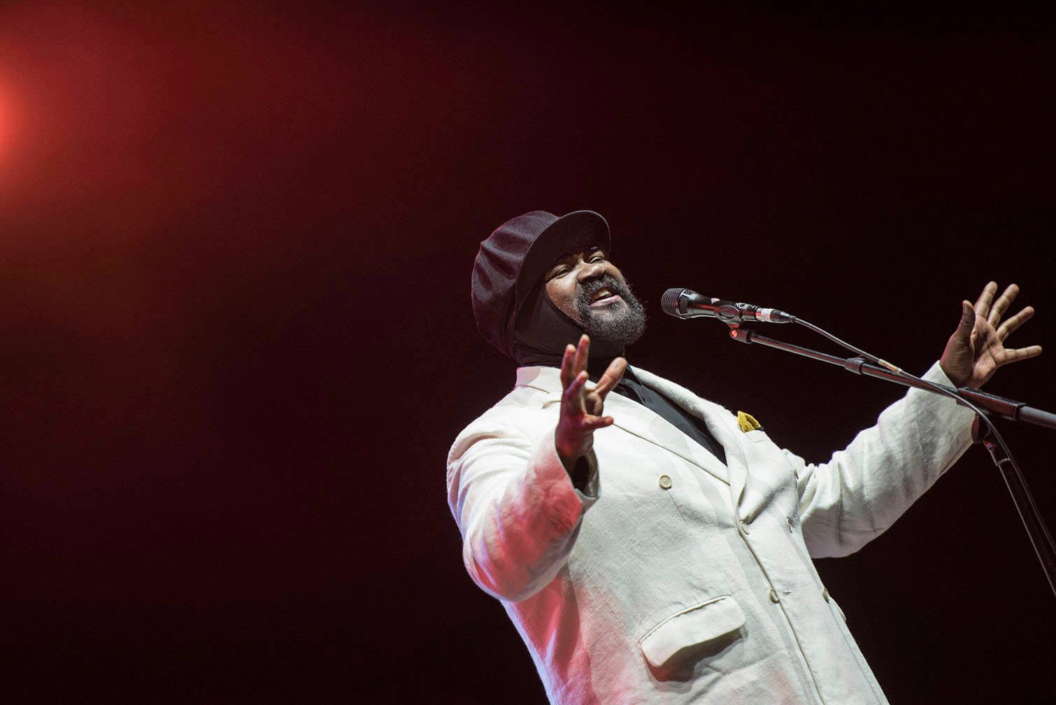 Gregory Porter performs in Johannesburg