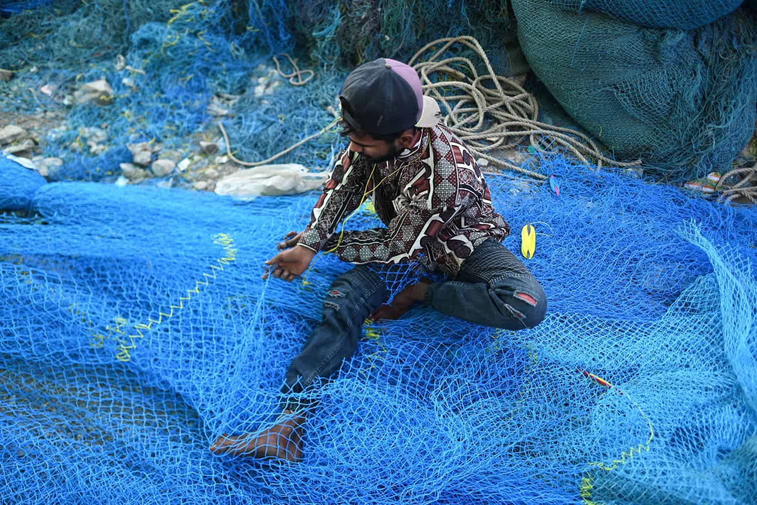 Hand-netting skill sustains livelihoods amidst Pakistan's underdeveloped fishing sector