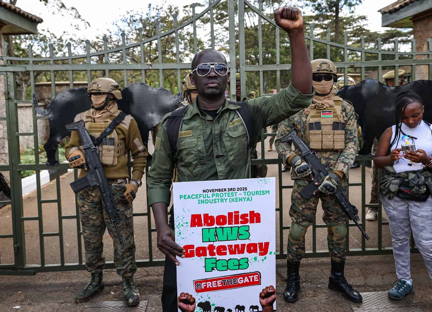 Tour operators protest against new park fees and payment system in Kenya