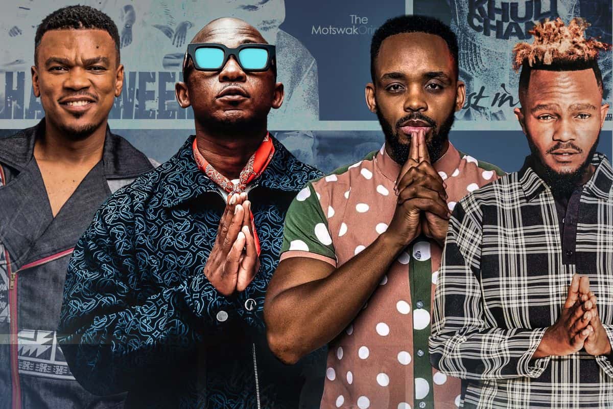 Zwai Bala, Khuli Chana, Donald and Kwesta.