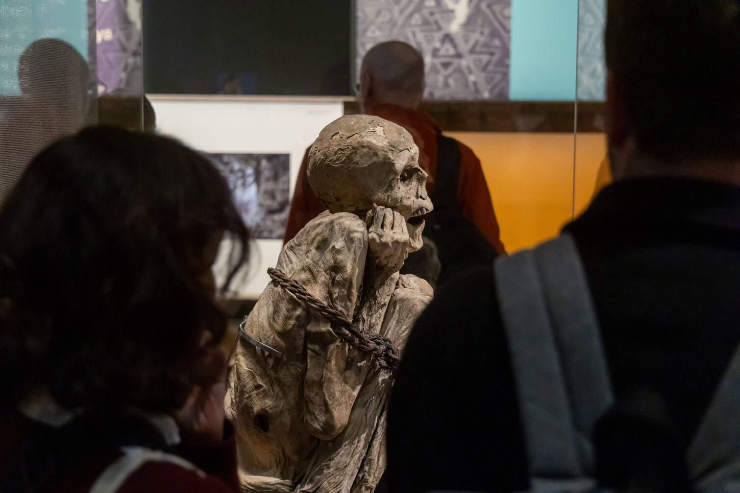 Mummies exhibition at museum in Paris