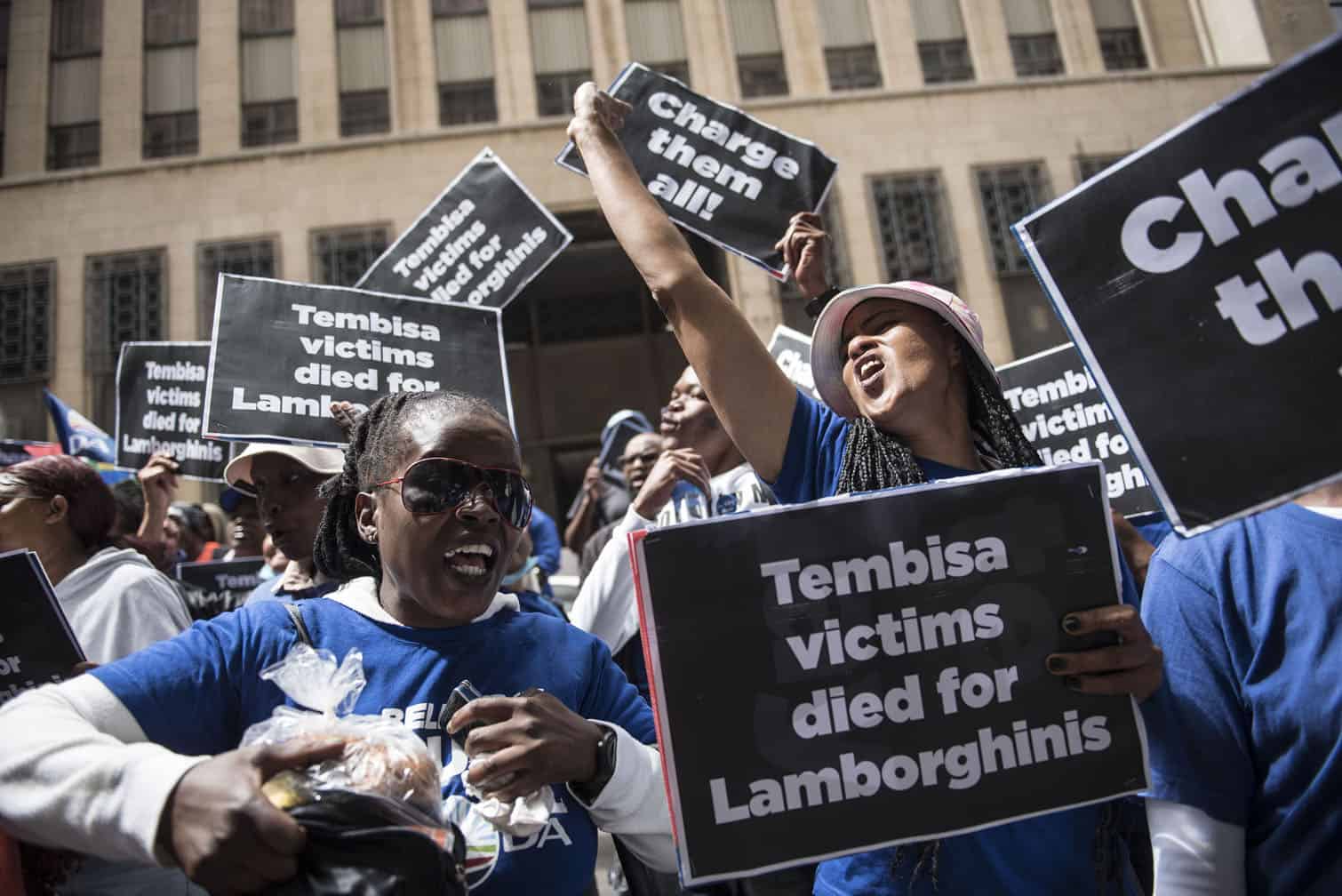 Supporters of the Democratic Alliance