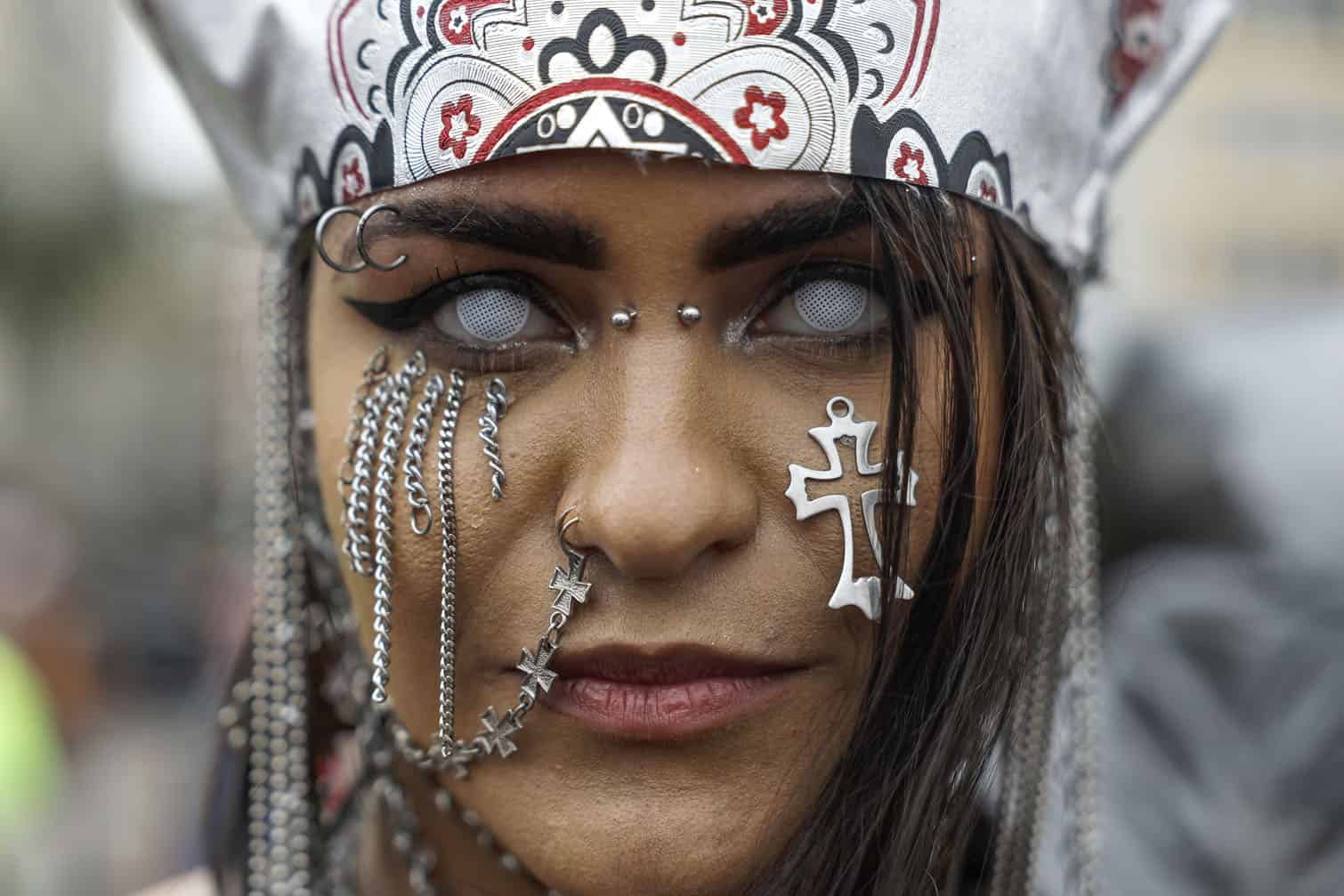 Pride parade takes place at Copacabana Beach in Rio