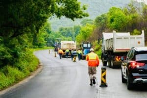 Some of the roadworks that started today in Mogale City.