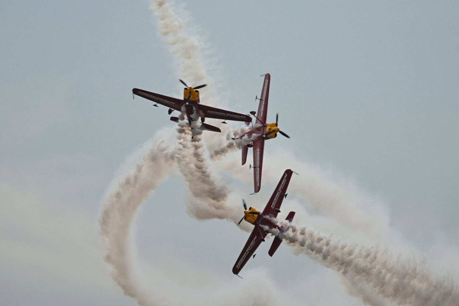 The Marksmen aerobatic team from South Africa