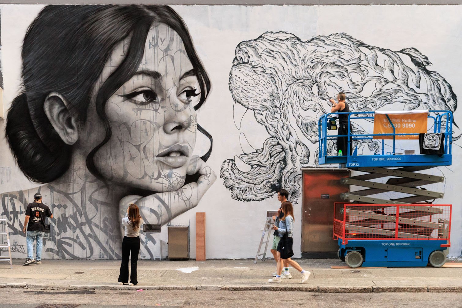 Meeting of Styles street art festival in Hong Kong