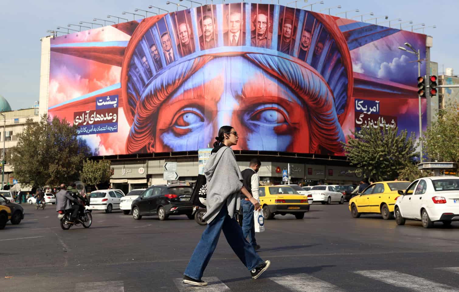 New anti-USA billboard in Tehran