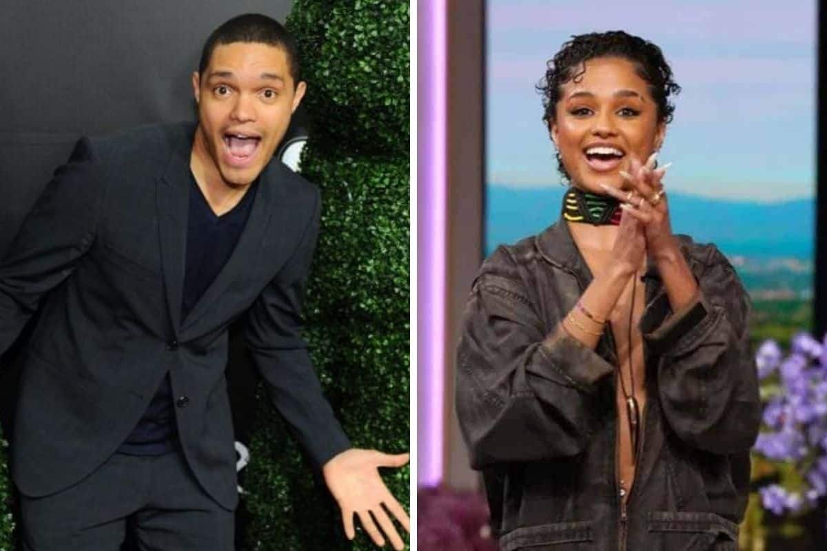 Comedian Trevor Noah and singer Tyla