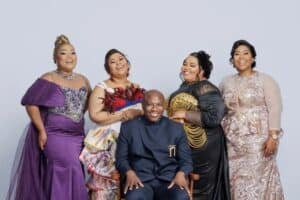 Musa Mseleku with his wives