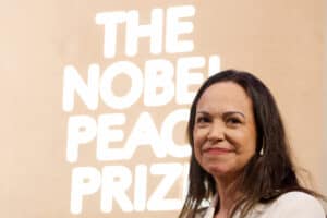 How did Maria Corina Machado get from Venezuela to Norway?