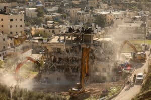 Israel demolishes east Jerusalem building, evicting Palestinians