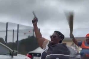 Bitou Deputy Mayor Nokuzola Kolwapi gun