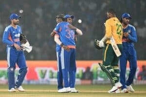 India and South Africa cricket players