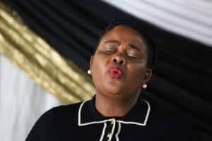 Minister of Justice and Constitutional Development Mmamoloko Kubayi .