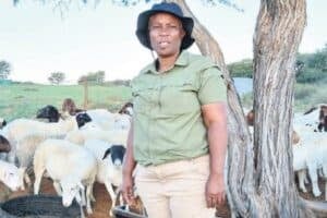 VISION. Mary Baitsiwe, from Kome village near Kuruman, started from humble beginnings but is now a respected livestock farmer. Pictures: Supplied
