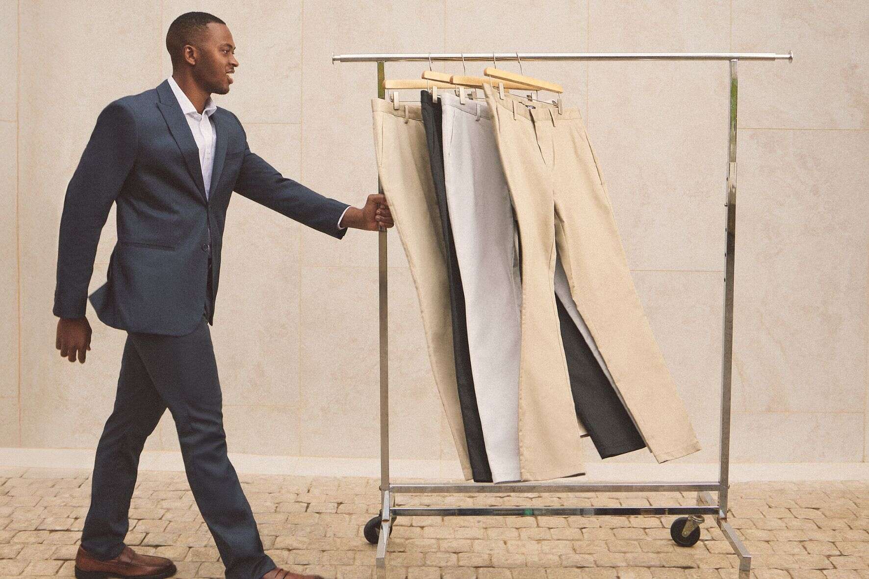 Men are still drawn to fitted office wear. Picture Supplied