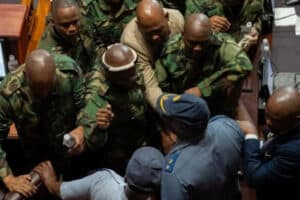 Mk party members clash with police in the KZN legislature