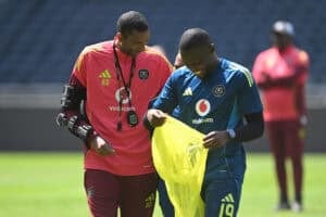 Pirates coach Ouaddou breaks silence on Mabasa's absence
