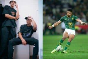 Springbok flyhalf Sacha Feinberg-Mngomezulu in action against Georgia. Picture: Johann Meintjes/Gallo Images