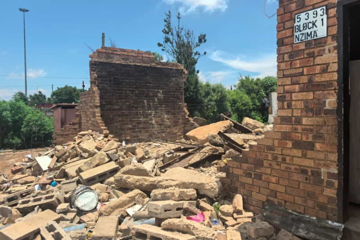 One-year-old child among three dead after Soweto house collapse [VIDEO]