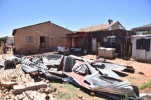 Storm damange Randfontein