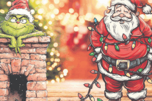 The Grinch is taking over from Santa