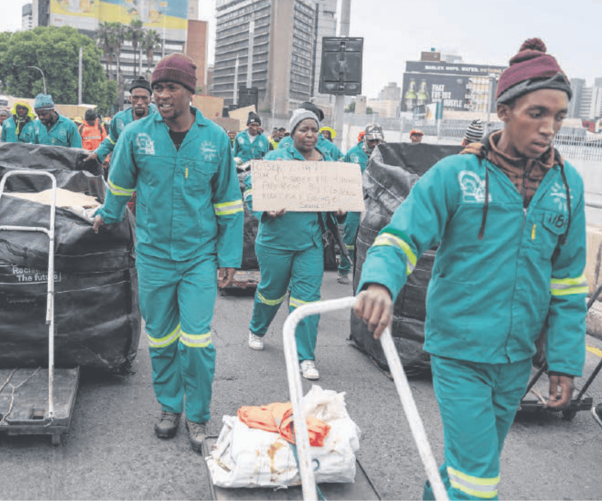 Joburg reclaimers turn festive waste into economic power